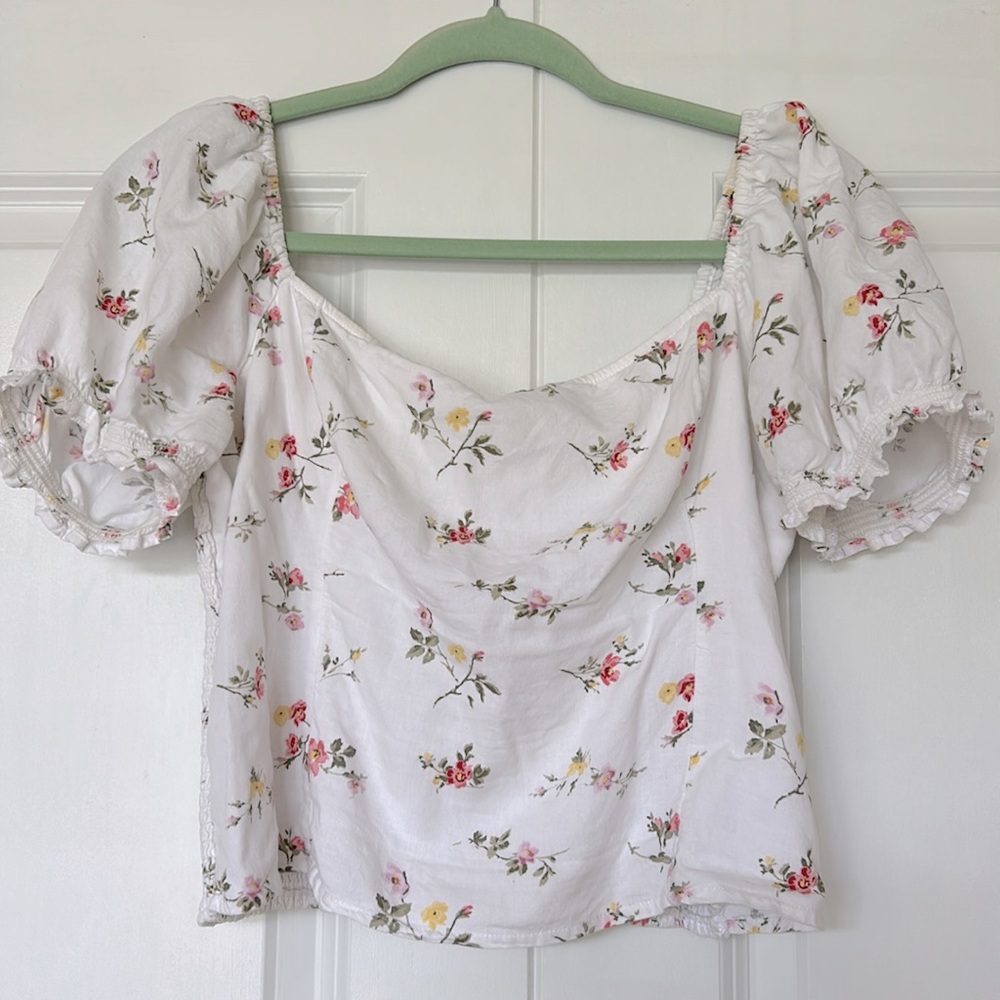Abercrombie Crop Top Large